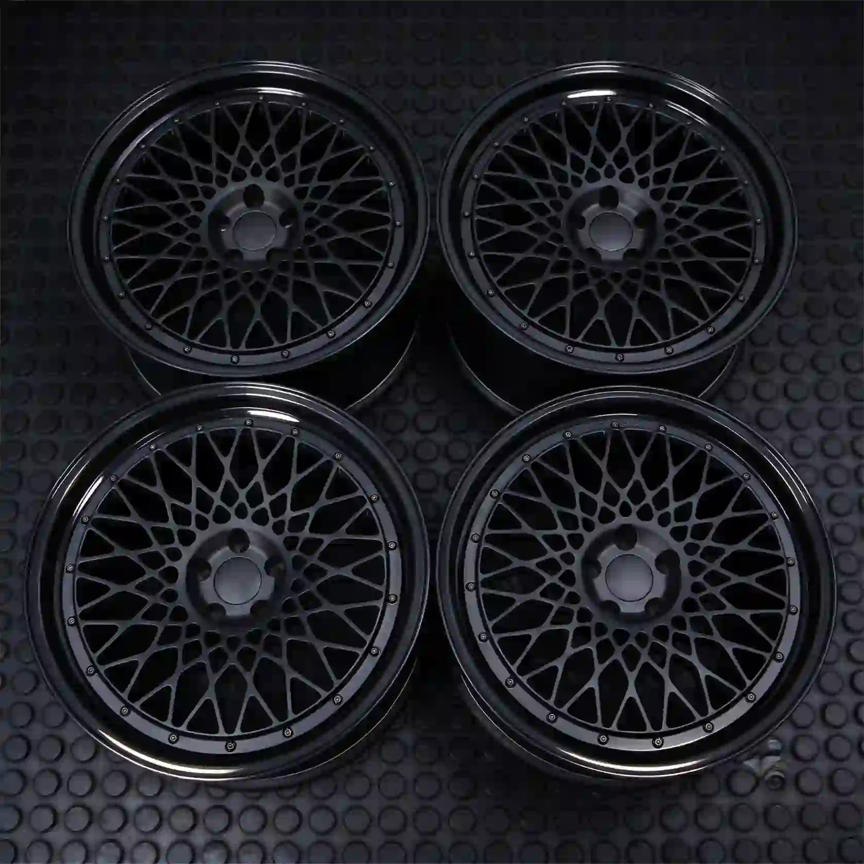 Real photo of passenger car two-piece forged wheel for 911 E260 E300 S450 S500 M3 M4 luxury car