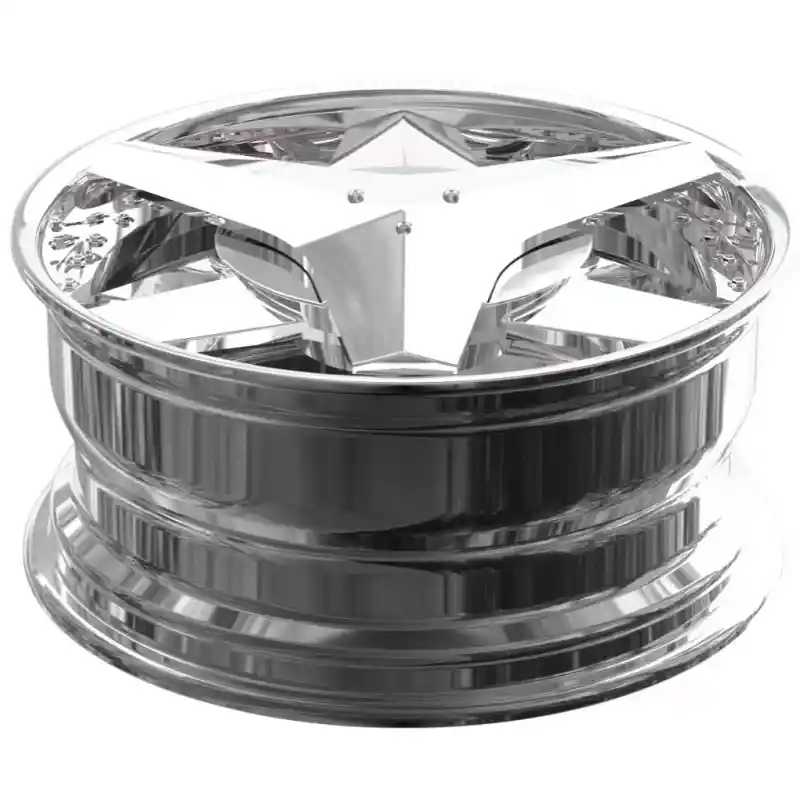 Top view of new design forged alloy wheels for Chevy Kia Dodge Charger Audi Bmw