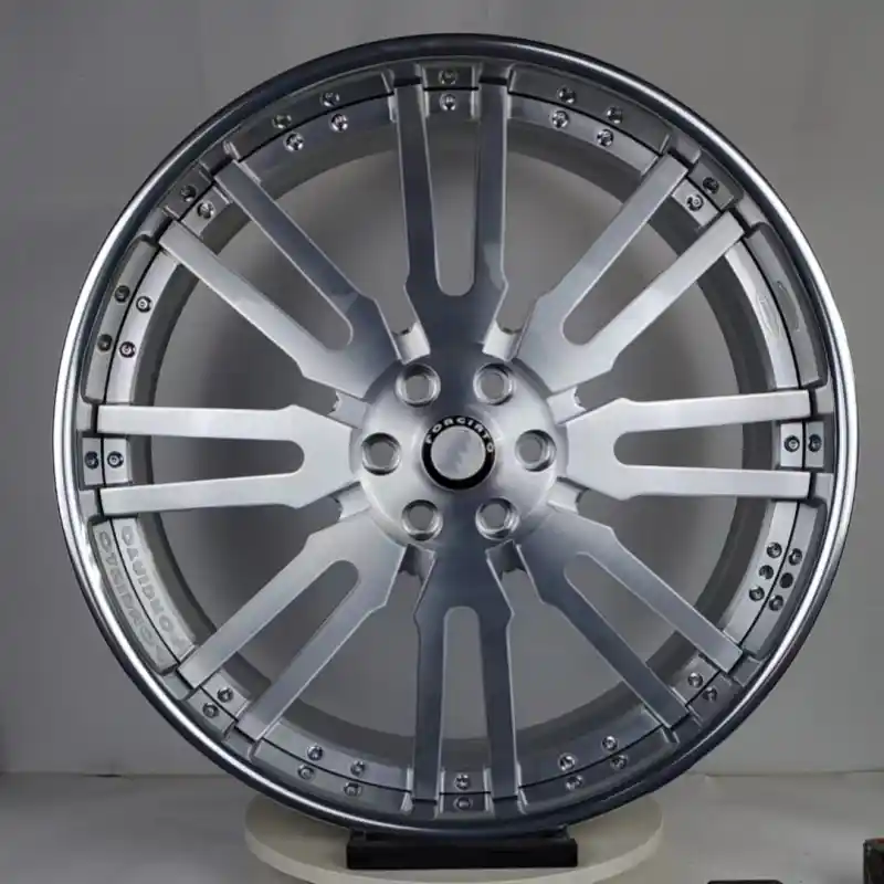 Front view of two-piece forged wheel rims 19-20 inch for Mercedes-Benz CLS AMG