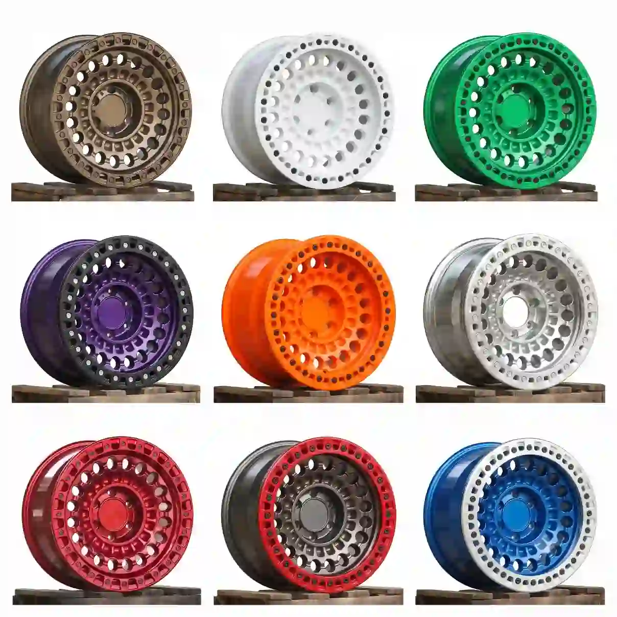 Product Series 2:forged alloy beadlock concave wheels rims 16-22 Inch 5x114.3 5x125 5x1397 6x139.7 for F-150 Jeep Wrangler RAM 1500 Suzuki Jimny GMC Yukon