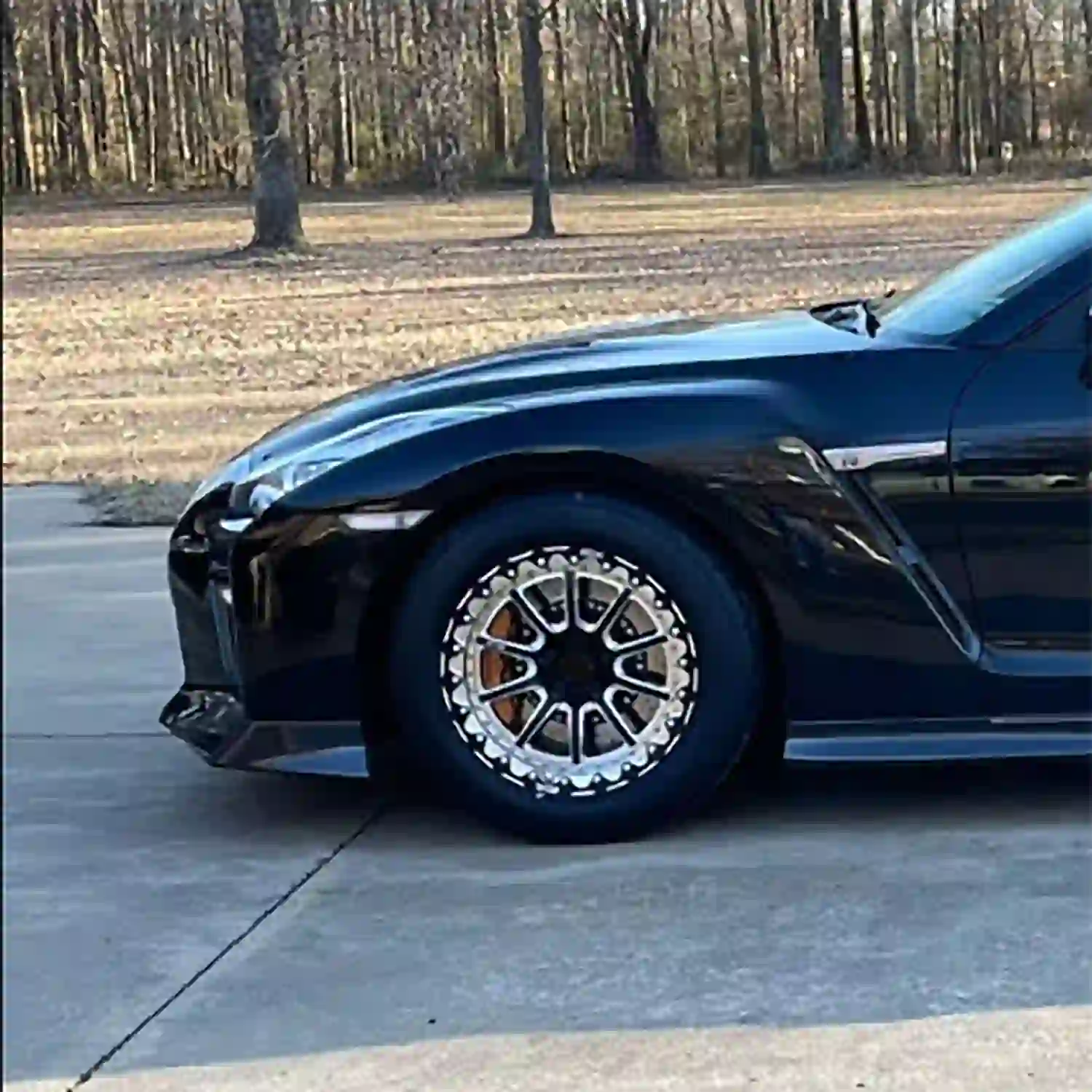 Real photo 1:15-18 inch aluminum multi-spoke beadlock wheels forged  matte black rims for BMW Mercedes Lexus Porsche luxury sedans