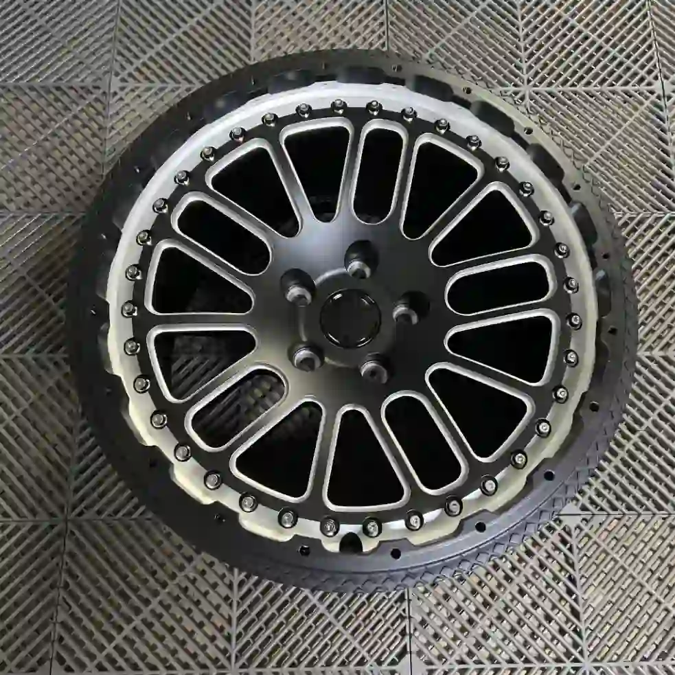 Real photo of beadlock forged concave wheels 17-22 inch 5x112 5x120 5x114.3 racing car rims for M2 M3 M4 M5 F20 F30 F32 F36 F40