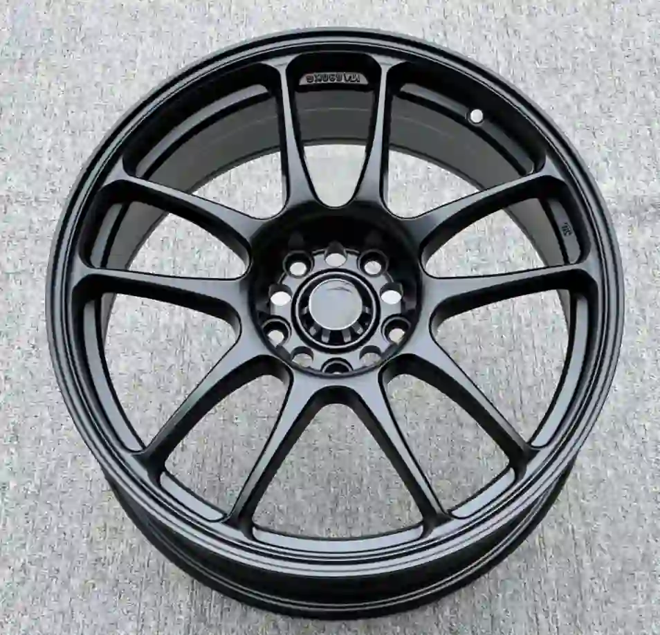 Real photo front view of casting 18-24inch 5x114.3 PCD aluminum black wheels for Toyota Honda Mercedes-Benz BMW Tesla