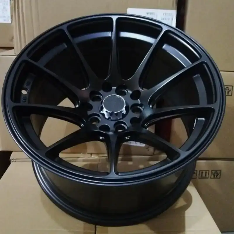 Real top view of casting 18 inch concave aluminum alloy wheels 5x114.3 PCD for passenger cars retrofit and upgrade
