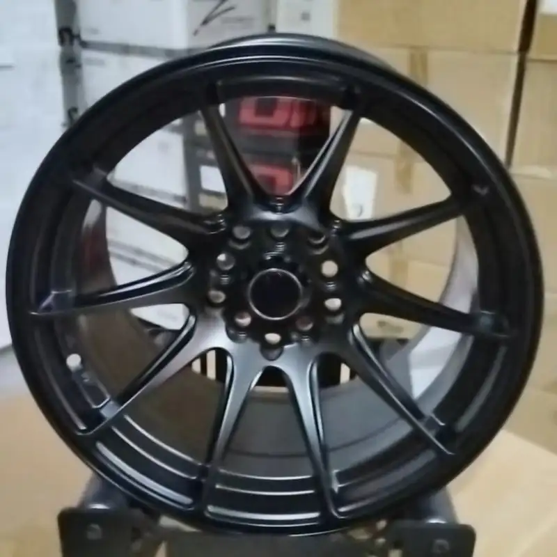 Real front view of casting 18 inch concave aluminum alloy wheels 5x114.3 PCD for passenger cars retrofit and upgrade