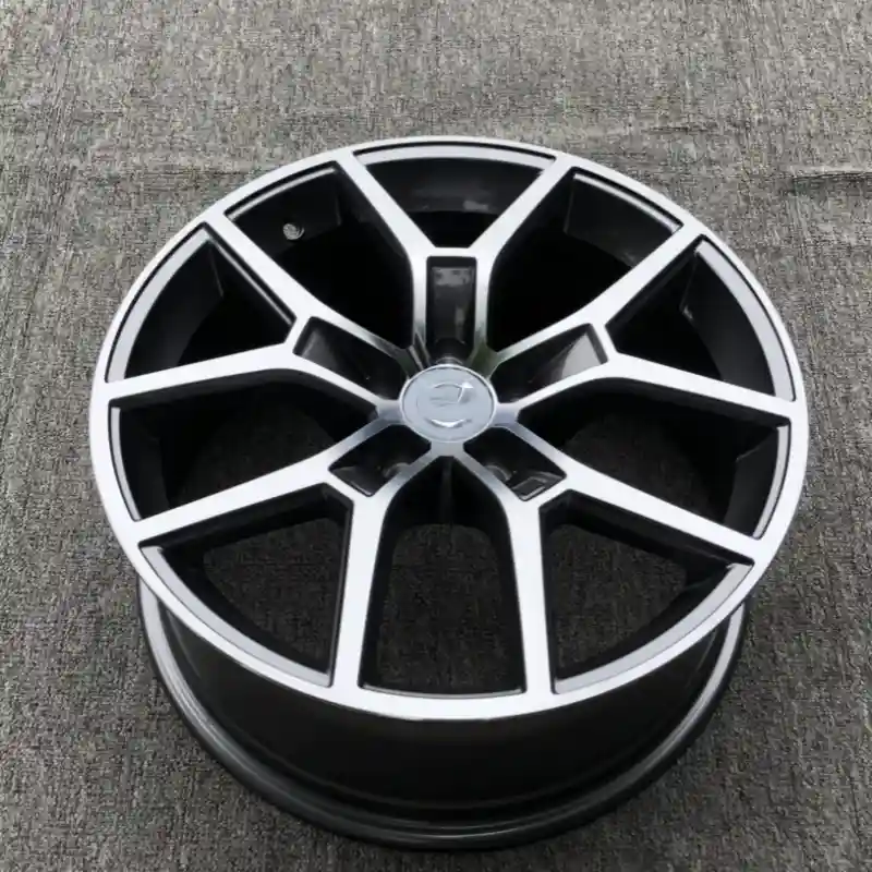Top view of cast aluminum alloy 17-20 inch grey wheels 5x108 pcd for Volvo,Ford,Lynk & Co,Land Rover and GAC