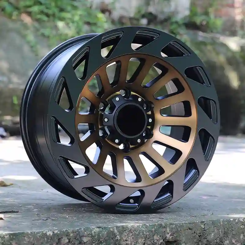Real photo left view of gravity casting aluminum alloy wheels 16-21inch 6x139.7 for Jeep Ford F-250 GMC