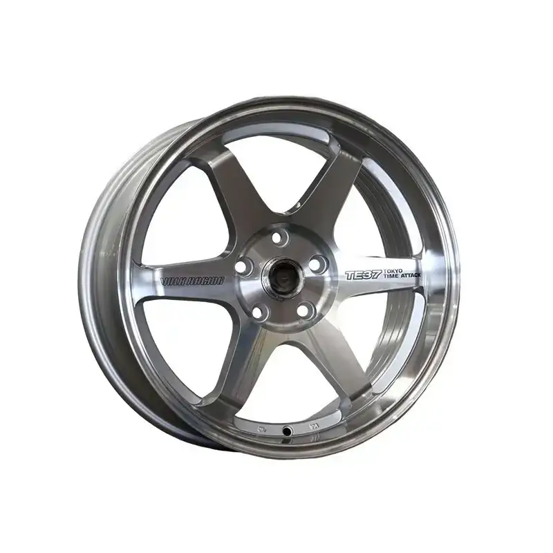Style 2:Left view of cast aluminum alloy silver wheels 16-22inch for various types of cars such as Mercedes-Benz BMW Audi Toyota Honda Nissan etc