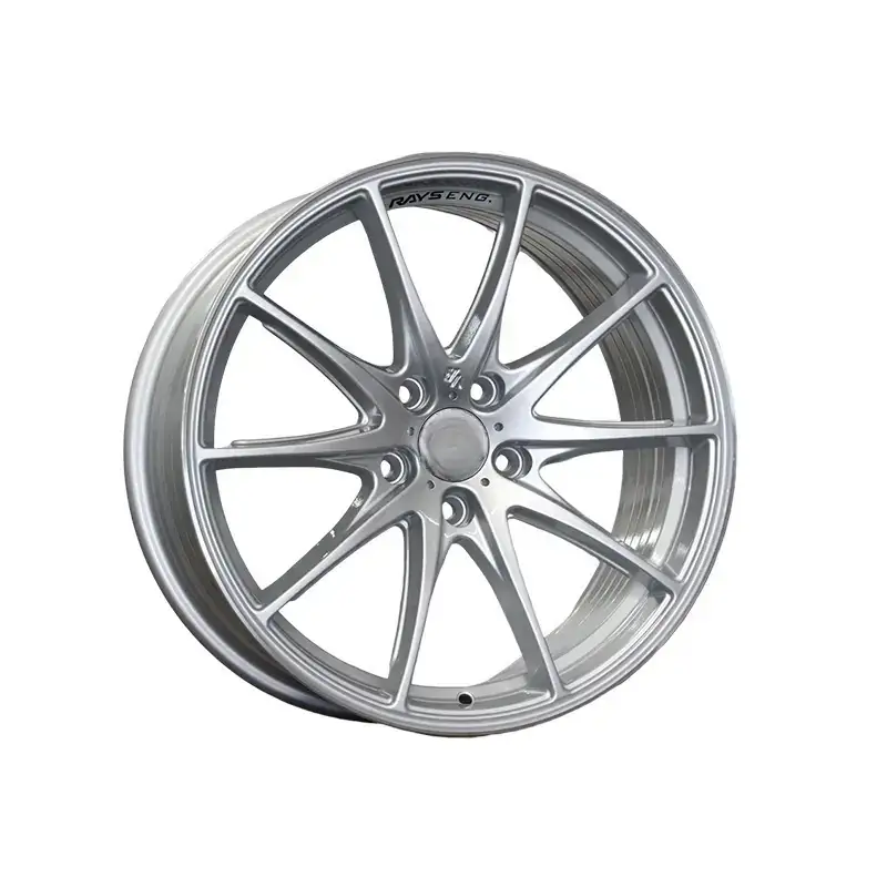 Style 5:Left view of cast aluminum alloy 10holes silver wheels 16-22inch for various types of cars such as Mercedes-Benz BMW Audi Toyota Honda Nissan etc