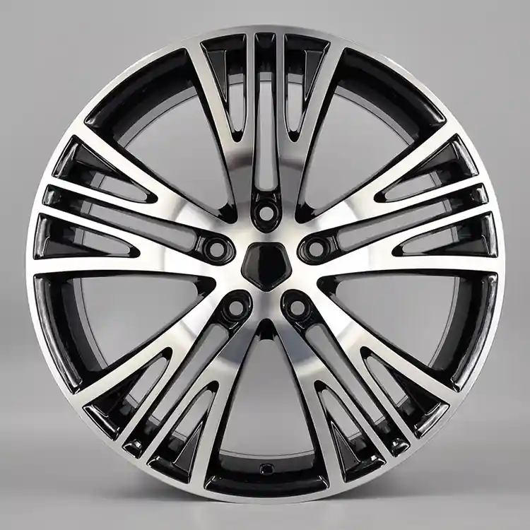 Front view of hot selling rims 16-22inch cast aluminum alloy wheels for Chevy Corvette Cadillac Ford Mustang American Musc