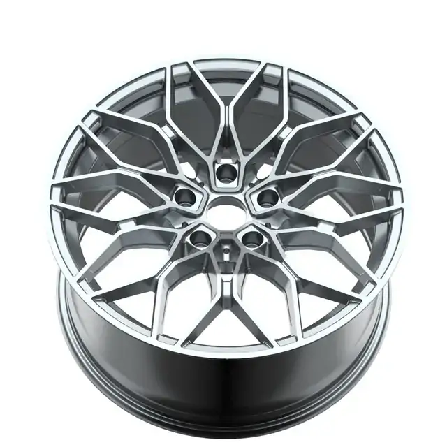 Top view of 16-22 inch casting alloy wheels deep lip mesh design for BMW 3 Series Audi A4 Mercedes C-Class