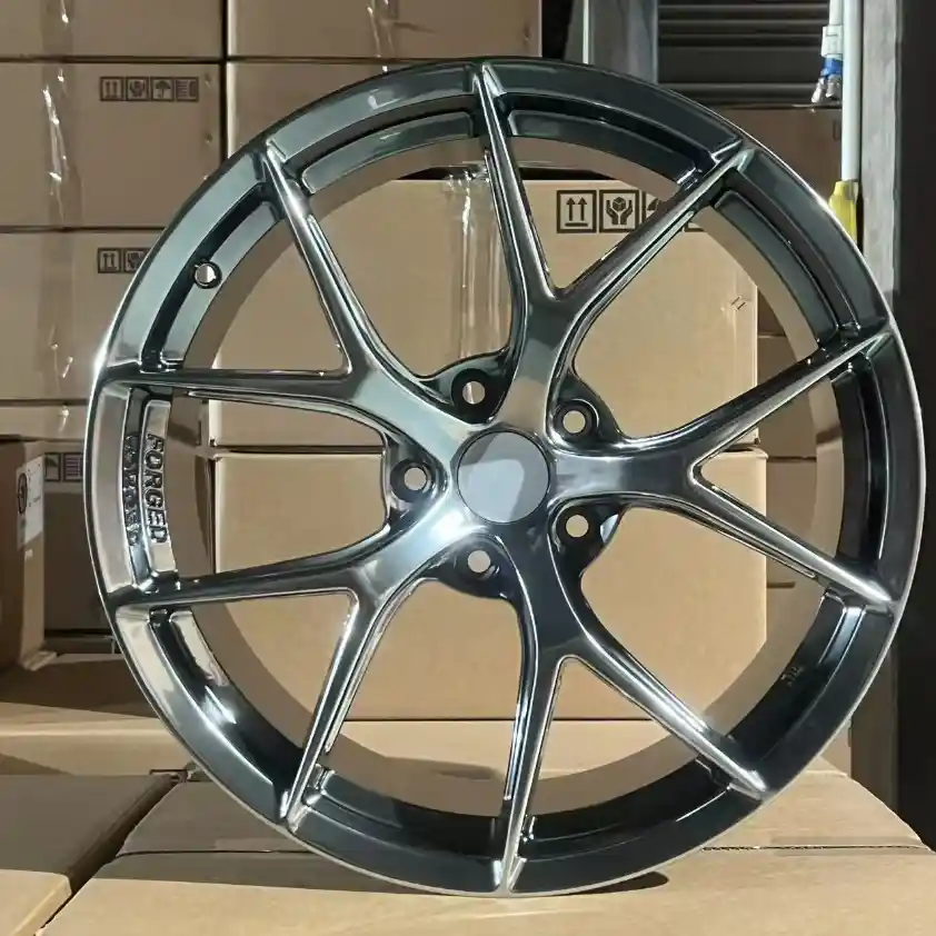 Real front shot of Y-spoke flow formed wheels 17-21 inch pcd5x112 5x120 5x114.3 for BMW M5 M3 Mercedes-Benz VW