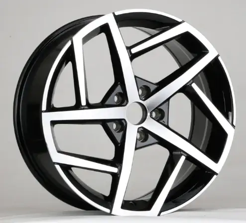 Left view of factory supply 17-22 inch pcd5x112 cast aluminum alloy wheels for modified car