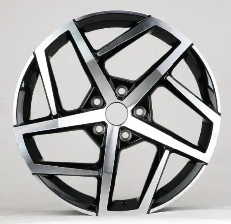 Front view of factory supply 17-22 inch pcd5x112 cast aluminum alloy wheels for modified car