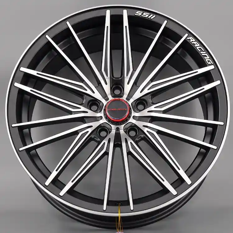 Top view of Vertex 18-24 inch wheels cast aluminum alloy rims PCD 5x112 for passenger vehicles
