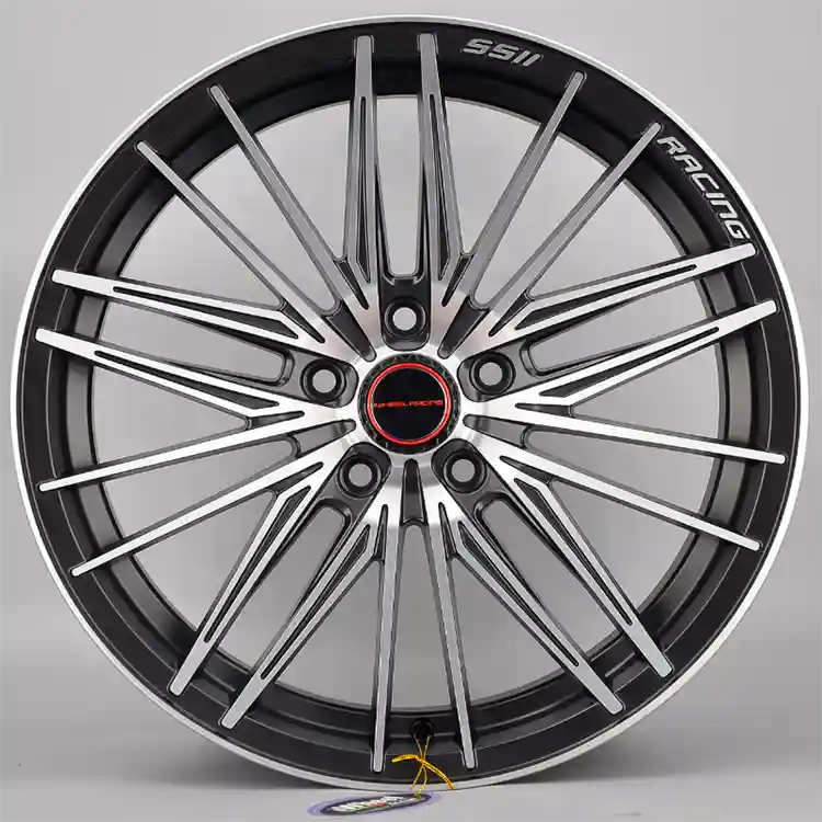 Front view of Vertex 18-24 inch wheels cast aluminum alloy rims PCD 5x112 for passenger vehicles