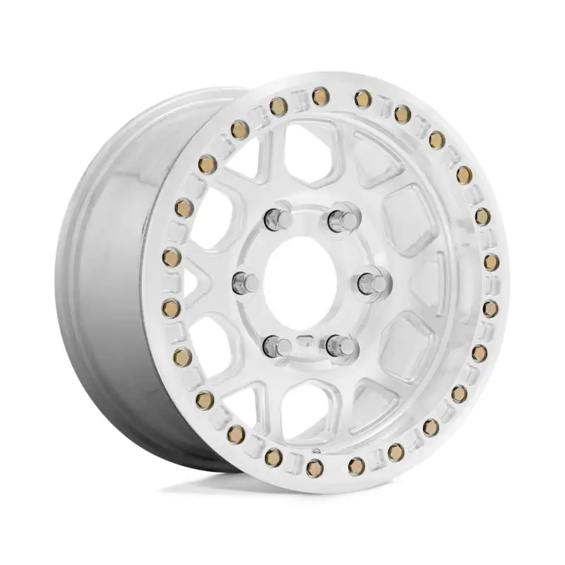 Left view of Forged beadlock offroad wheels 5 6 8 holes PCD5x127 5x139.7 6x135 6x139.7mm rims for Jeep Ford F-150 Ram