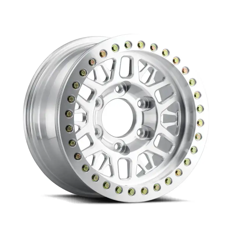 Left view of forged offroad beadlock 17-24 inch aluminum alloy wheels for Jeep Toyota Nissan F-150 Ram 1500