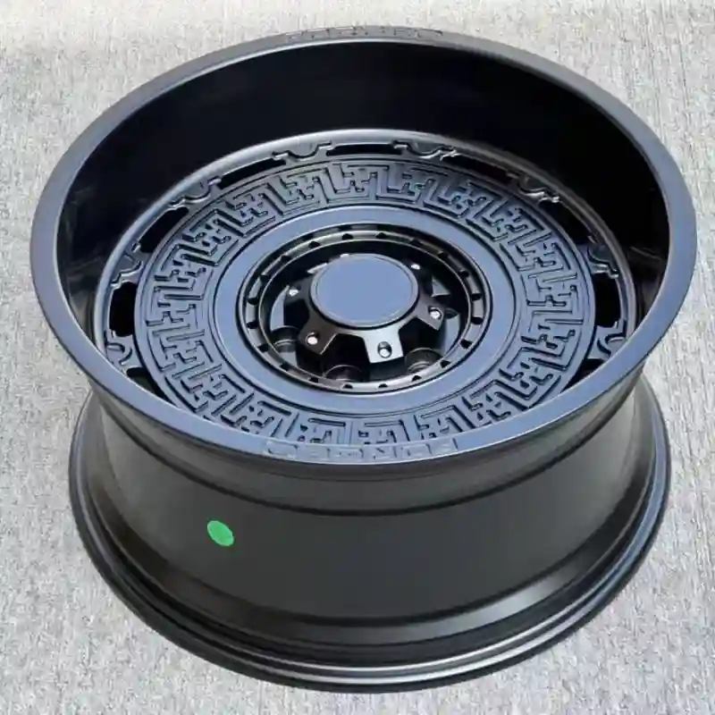 Top view of offroad pickup PCD 6x139.7 20inch wheels for Toyota Vanguard Gwm Tank 300 400 500 700