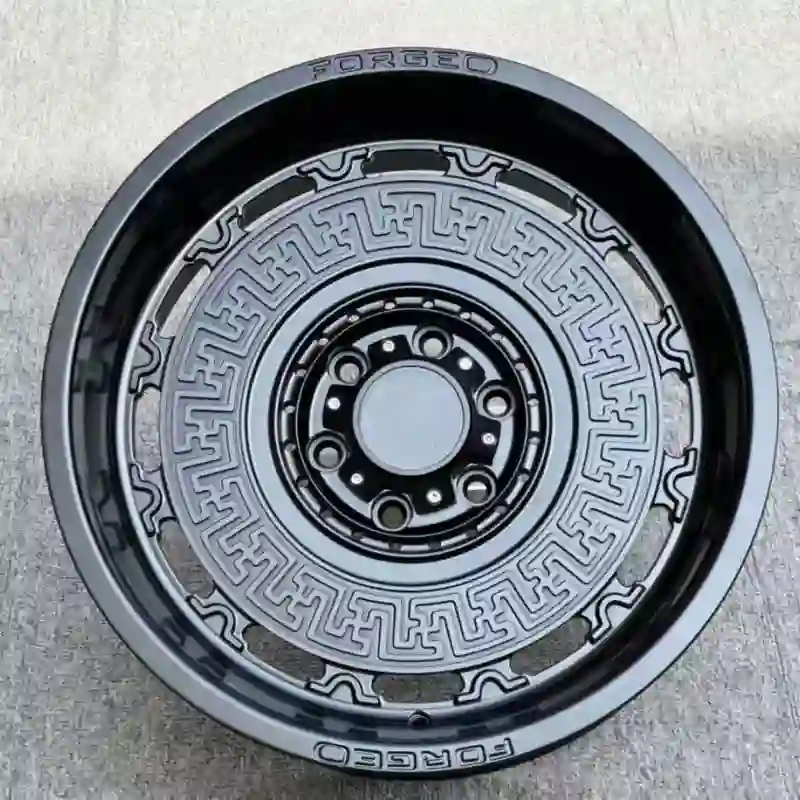 Front view of offroad pickup PCD 6x139.7 20inch wheels for Toyota Vanguard Gwm Tank 300 400 500 700