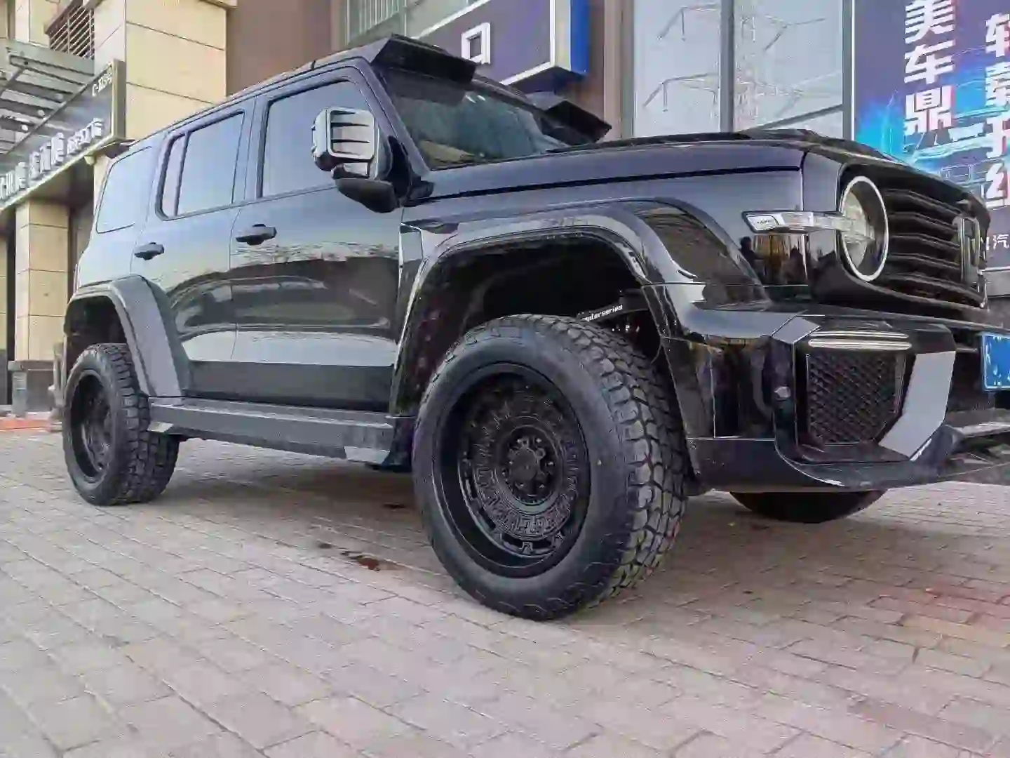 Real photo of offroad pickup PCD 6x139.7 20inch wheels for Toyota Vanguard Gwm Tank 300 400 500 700