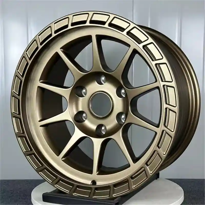 Style 1:Right view of offroad bronze alloy wheels 20 inch 6x139.7 PCD for VW Transporter 4X4SUVs