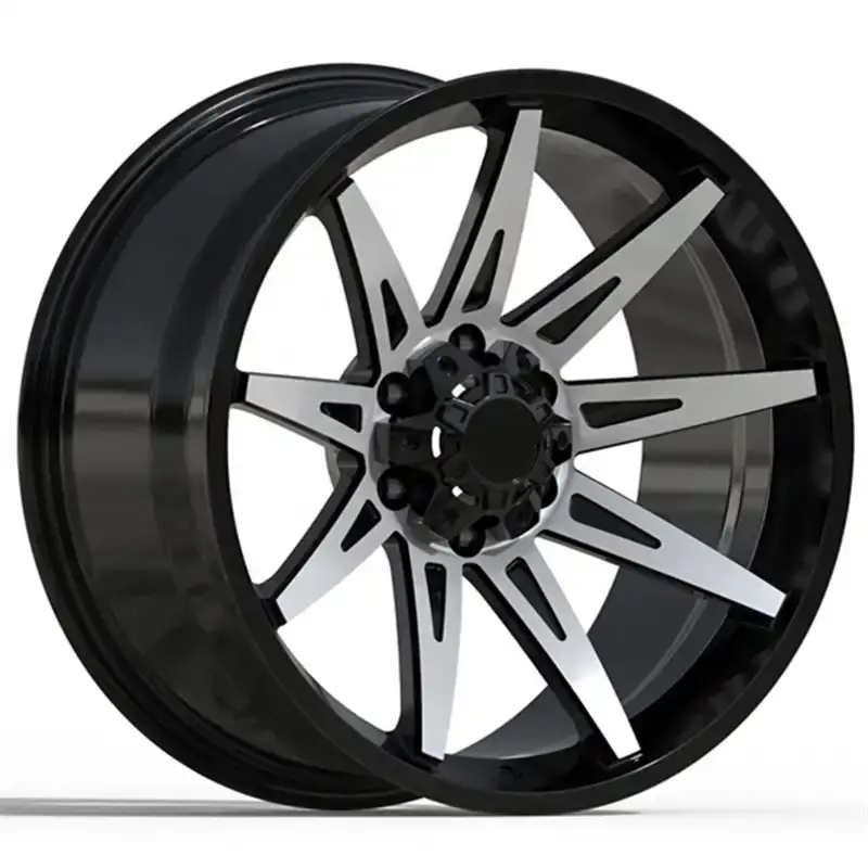 Left view of deep concave offroad forged wheels 20 inch 6x139.7 for porsche dodge Ram 1500 2024