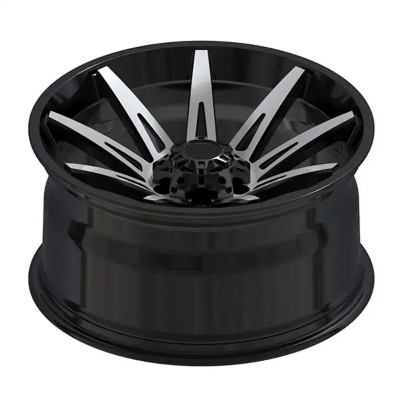 Top view of deep concave offroad forged wheels 20 inch 6x139.7 for porsche dodge Ram 1500 2024