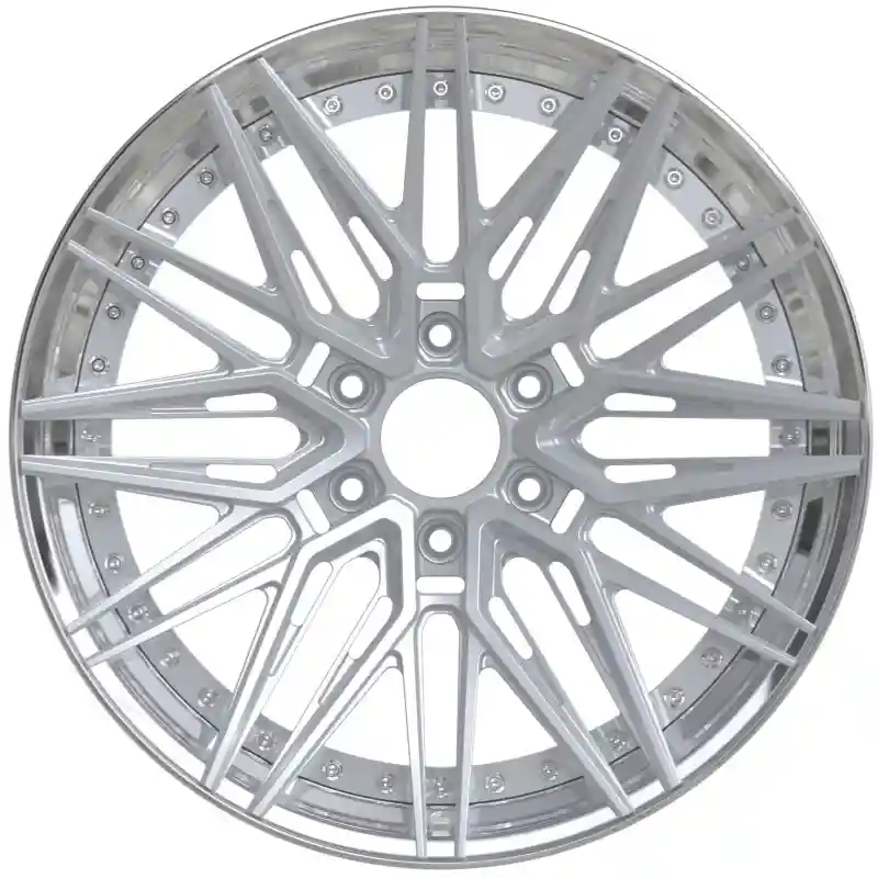Front view of forged aluminum wheels offroad 4X4 SUV 21 inch rims  for Amarok 2024