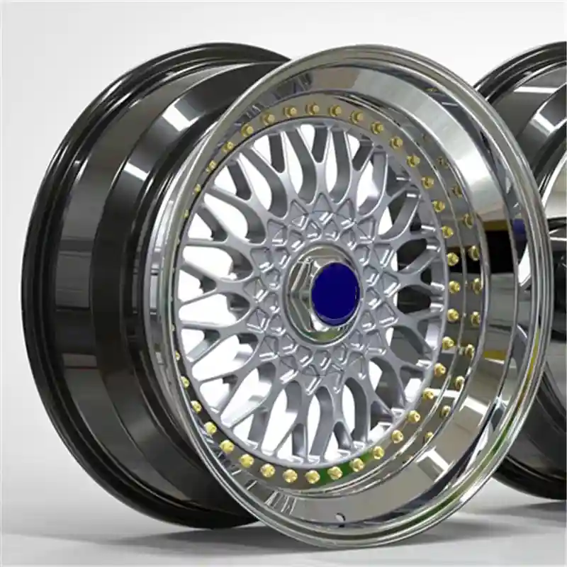 Left view of forged aluminum 3-piece 20 inch deep dish wheels for 2020-2023 ISUZU Mu-X