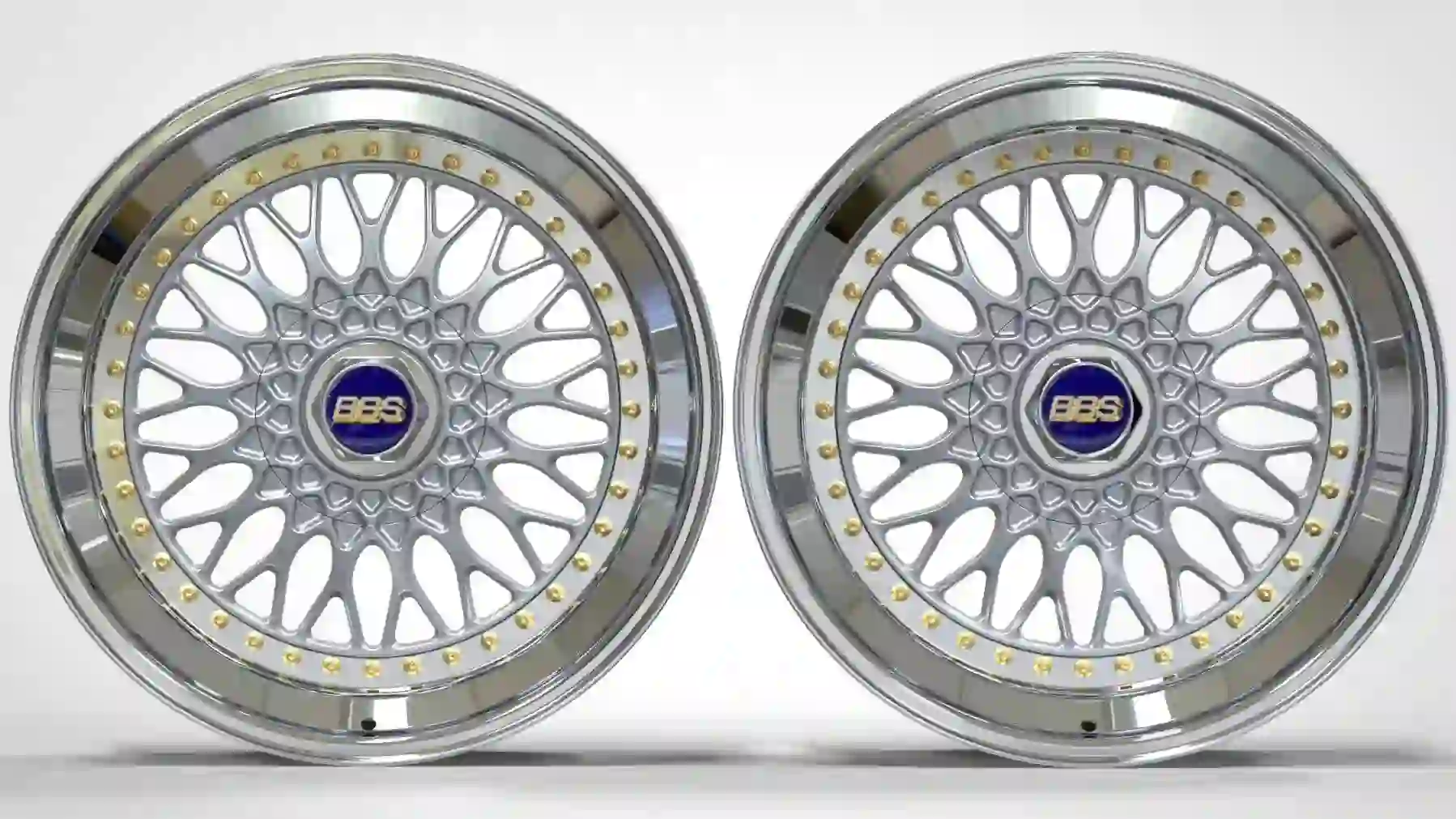 Front view of forged aluminum 3-piece 20 inch deep dish wheels for 2020-2023 ISUZU Mu-X