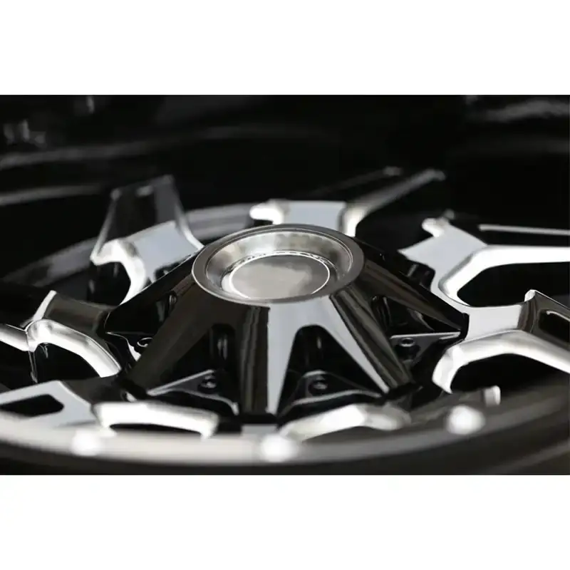 Detail diagram of 20-inch cast alloy off-road and pickup wheel for modified car shop
