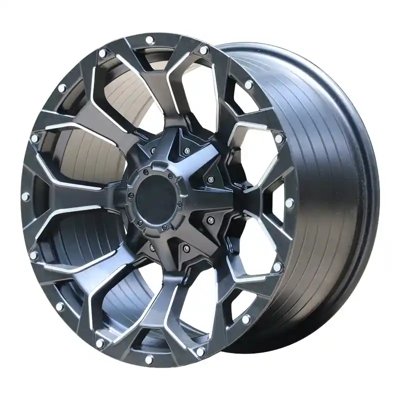 Right view of 16-20 Inch  Pcd 5x139.7 alloy wheels for 4x4 off-road vehicles