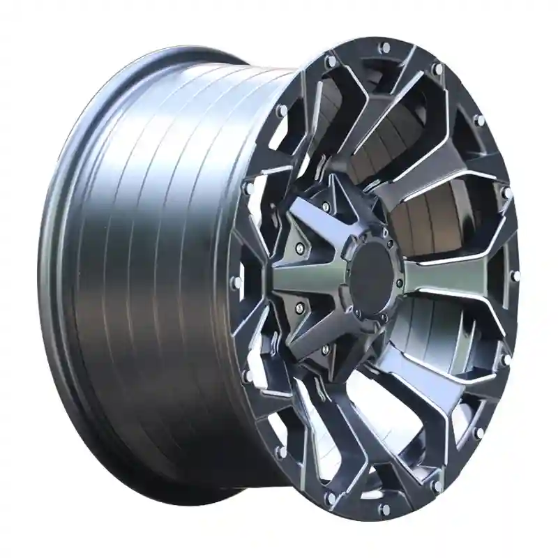Side view of 16-20 Inch  Pcd 5x139.7 alloy wheels for 4x4 off-road vehicles